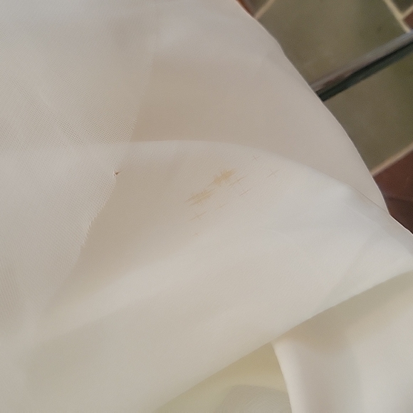 Ann Taylor Loft embroidered Cocktail Dress size 6 Ivory and Black - Picture 8 of 11